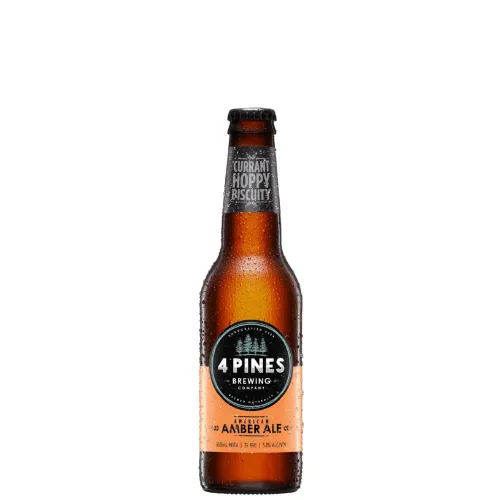 Picture of 4 Pines American Amber 24 x 330ml Bottles