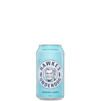 Picture of Hawke's Brewing Underdog Session Lager Beer Can 24 x 375mL