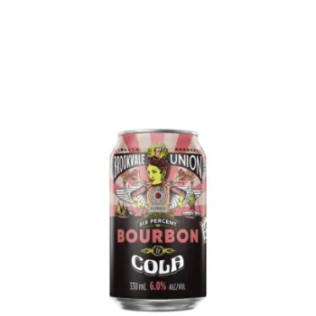 Picture of Brookvale Union Bourbon & Cola 6% 24 x 330ml Carton