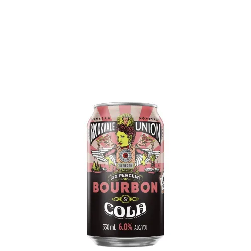 Picture of Brookvale Union Bourbon & Cola 6% 24 x 330ml Cans