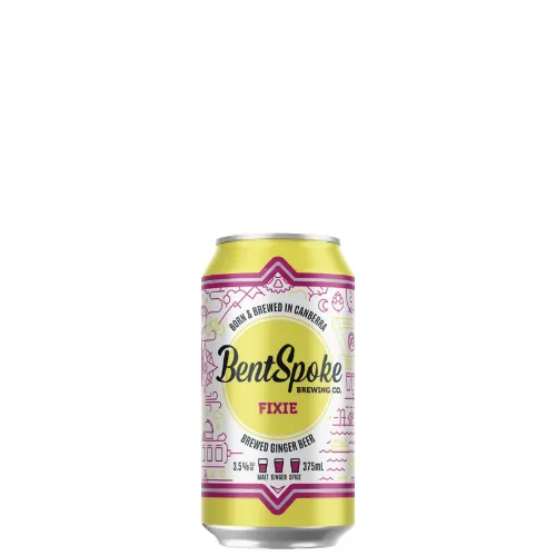 Picture of Bentspoke Brewing Co. Fixie Ginger Beer Cans 375ml