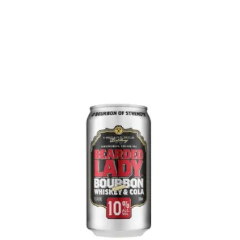 Picture of Bearded Lady Bourbon Blended Whiskey & Cola 10% 24 x 375ml Carton