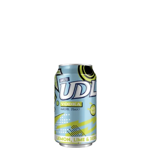 Picture of UDL Vodka Lemon, Lime & Soda 4% 375ml Can
