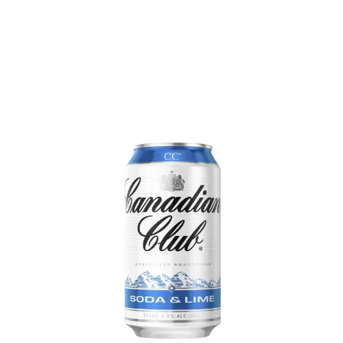 Picture of Canadian Club Soda & Lime 4.8% 375 ml