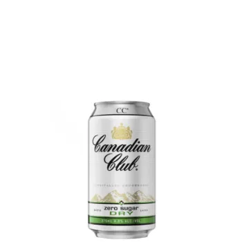 Picture of Canadian Club & Dry Zero 4.8% 375 ml