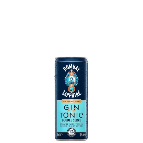 Picture of Bombay Sapphire Gin & Tonic Double Serve Can 250ml