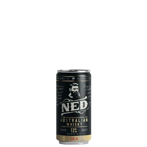 Picture of Ned Australian Whisky & Cola 12% 200ml Cans