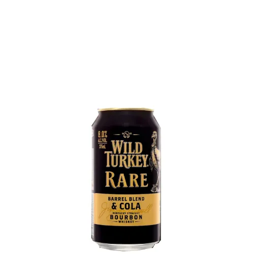 Picture of Wild Turkey Rare & Cola 8% 375ml Cans
