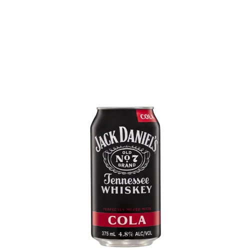Picture of Jack Daniel's Black Old No. 7 Tennessee Whiskey & Cola 5% 18 x 375ml Carton
