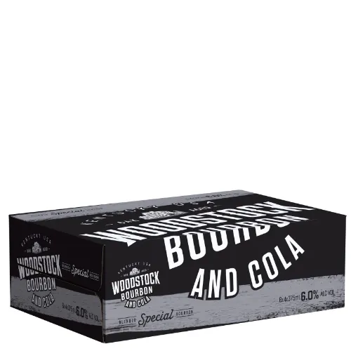 Picture of Woodstock Bourbon & Cola 6% 24 x 375ml Cans