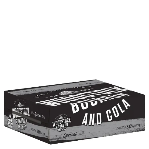 Picture of Woodstock Bourbon & Cola 6% 30 x 375ml Cans