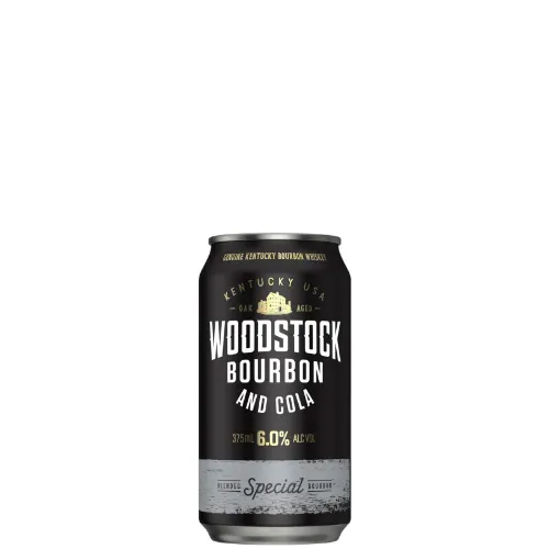 Picture of Woodstock Bourbon & Cola 6% 30 x 375ml Cans