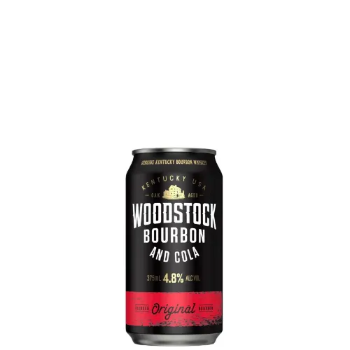 Picture of Woodstock Bourbon & Cola 4.8% Cans 3 x 10 Pack 375ml