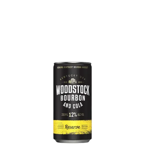 Picture of Woodstock Bourbon Reserve & Cola 12% Cans 24 x 200ml