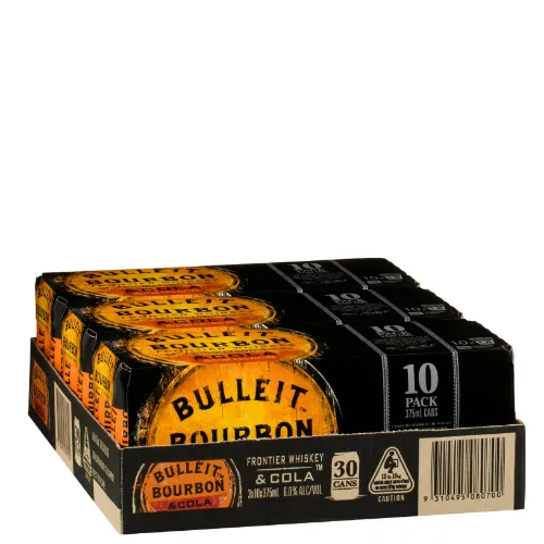 Picture of Bulleit Bourbon & Cola 6% 30 x 375ml Cans