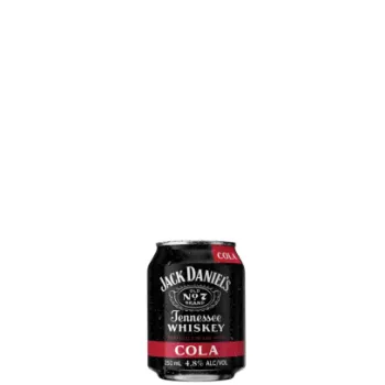 Picture of Jack Daniel's Black Old No. 7 Tennessee Whiskey & Cola 4.8% 24 x 250ml Cans
