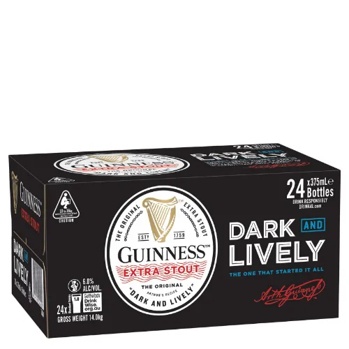 Picture of Guinness Extra Stout 375mL Bottles