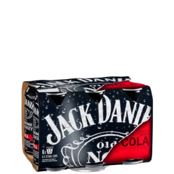 Picture of Jack Daniel's Black Old No. 7 Tennessee Whiskey & Cola 5% 24 x 375ml