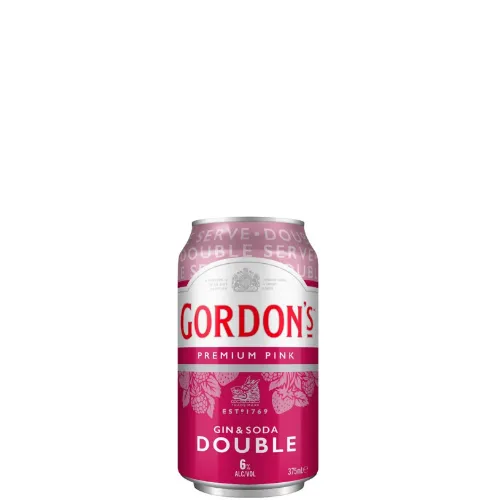 Picture of Gordons Pink Double  Sv 6% 375ml