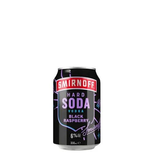 Picture of Smirnoff Hard Soda Black R 330ml