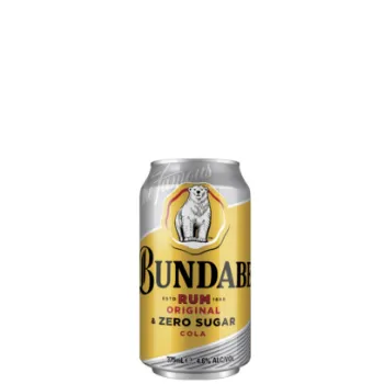 Picture of Bundaberg 'Bundy' Bare No Sugar Cola 4.6% Cans 24 x 375ml